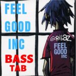 gorillaz feel good inc bass tab