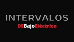 los intervalos para bajo eléctrico