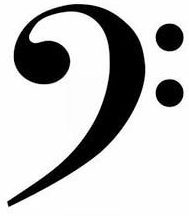 es que clave se lee el bajo electrico