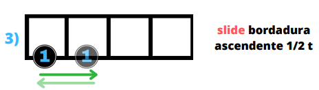 slide de bordadura en el bajo