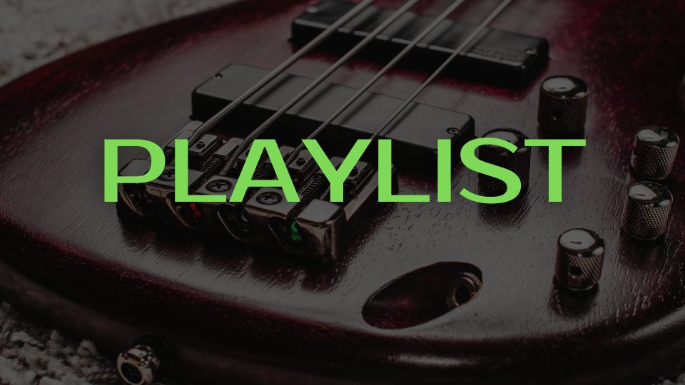 Ejercicios de bajo en lista de YouTube