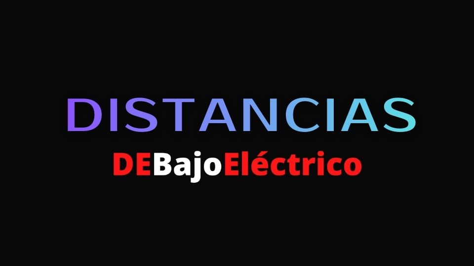 tono y semitono en el diapasón del bajo